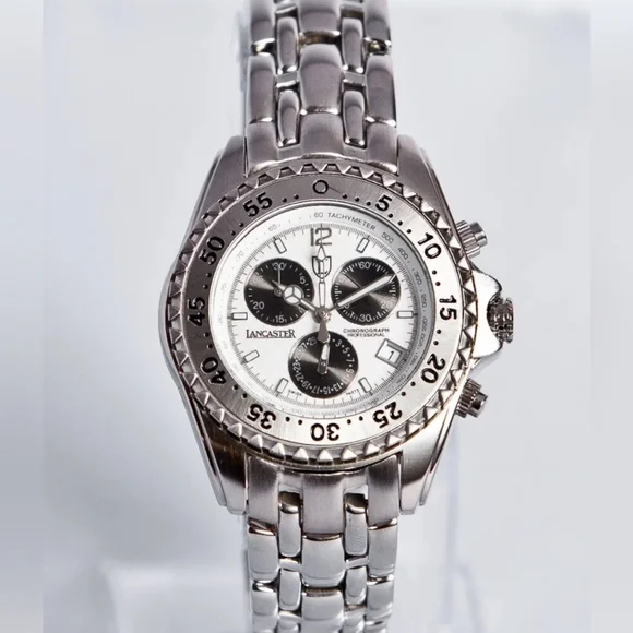 Lancaster Men's Stainless Steel Chronograph Watch